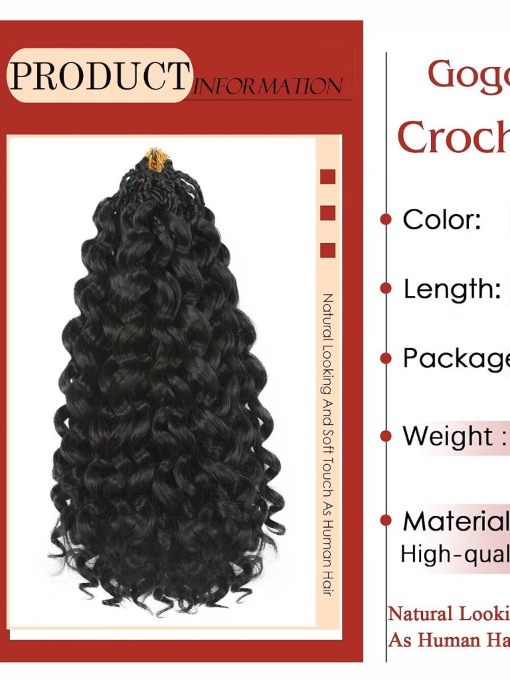 Gogo Curl Crochet Hair